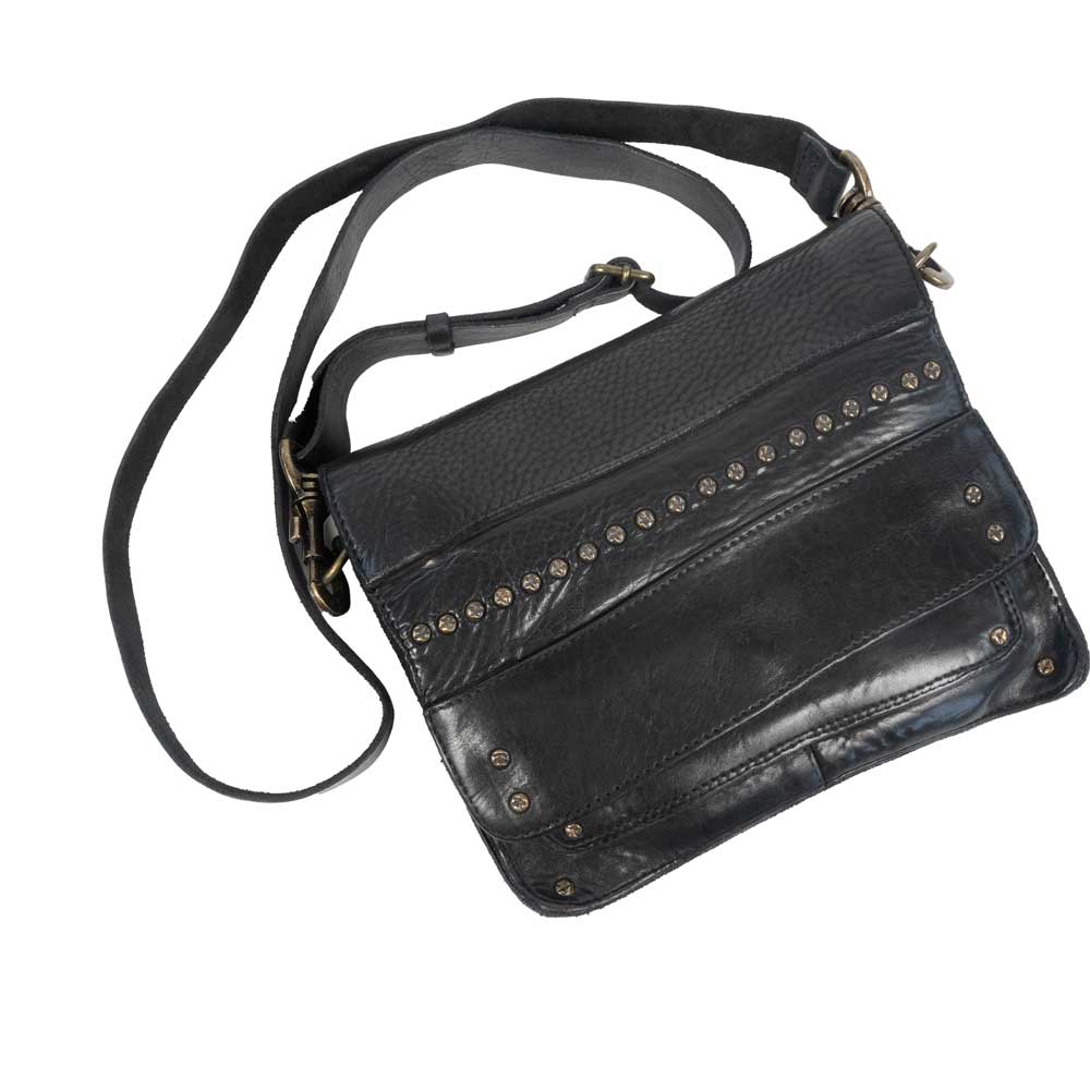 Leather Stud Shoulder Bag WOMEN - Accessories - Handbags - Shoulder Bags Spaghetti Western   