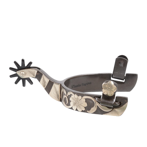 Classic Equine Flower Reiner Spurs Tack - Spurs Classic Equine   