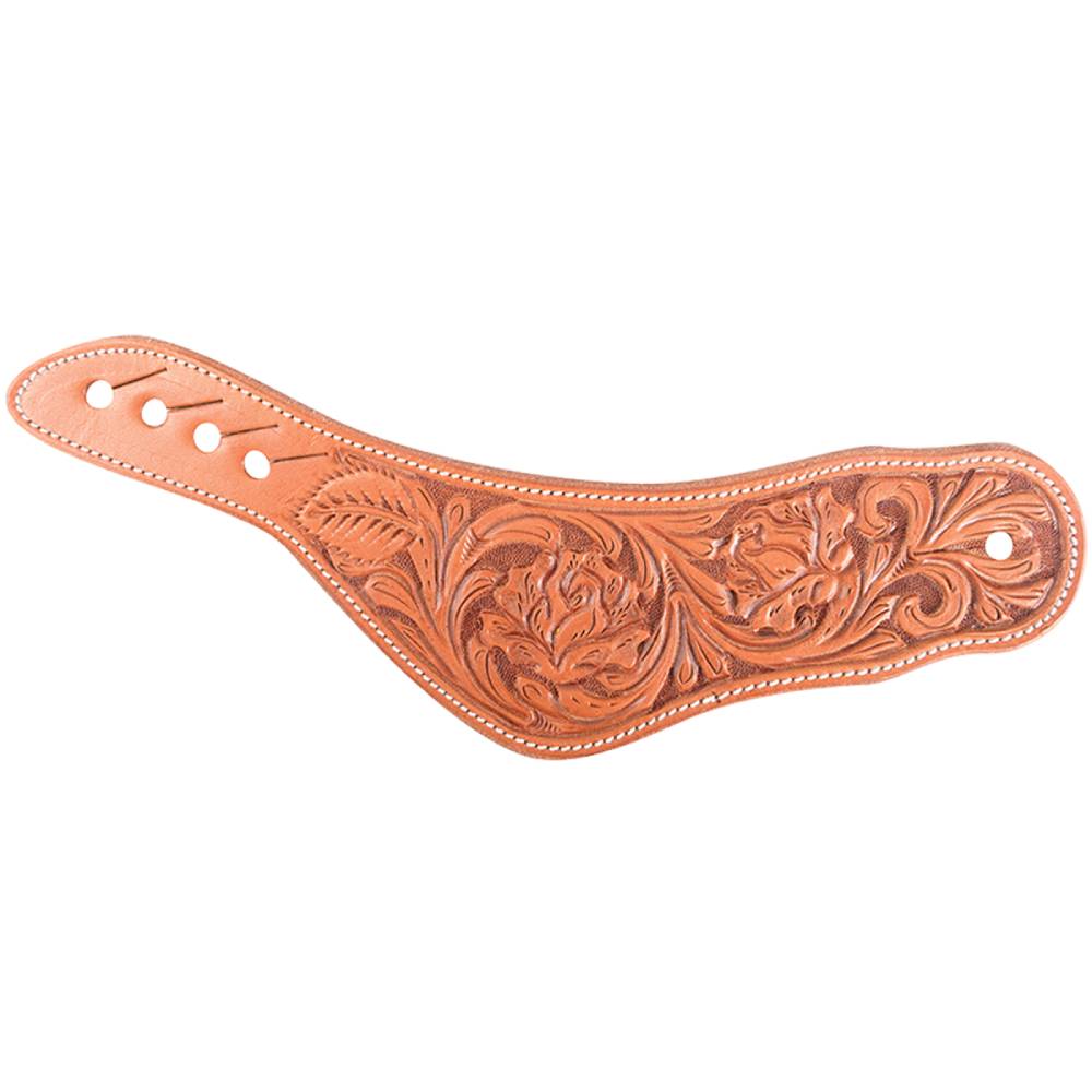 Martin Saddlery Women's Dove Wing Spur Strap Tack - Bits, Spurs & Curbs - Spur Straps Martin Saddlery Natural Skirting with Rose Tool  