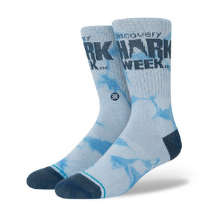 Stance Shark Week Crew Socks - FINAL SALE MEN - Clothing - Underwear, Socks & Loungewear Stance   