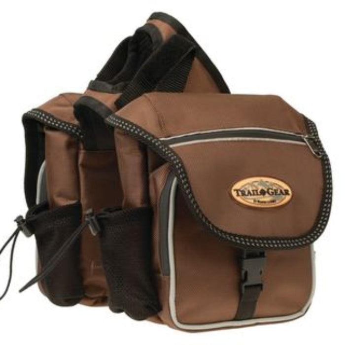 Weaver Trail Gear Pommel Bags Tack - Saddle Accessories Weaver Brown