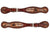 Weaver Turquoise Cross Coco Feather Ladies Spur Strap Tack - Bits, Spurs & Curbs - Spur Straps Weaver Leather   