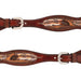 Weaver Turquoise Cross Coco Feather Ladies Spur Strap Tack - Spur Straps Weaver
