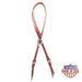 Teskey's Latigo Split Ear Headstall w/Brass Buckle Tack - Headstalls Teskey's