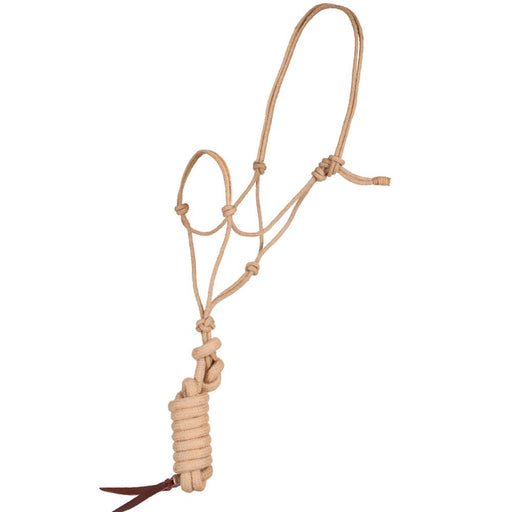 Jute Rope Halter with 9' Lead Tack - Halters & Leads Mustang   