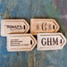 Engravable Leather Luggage Tags Customs & Awards - MISC Teskey's
