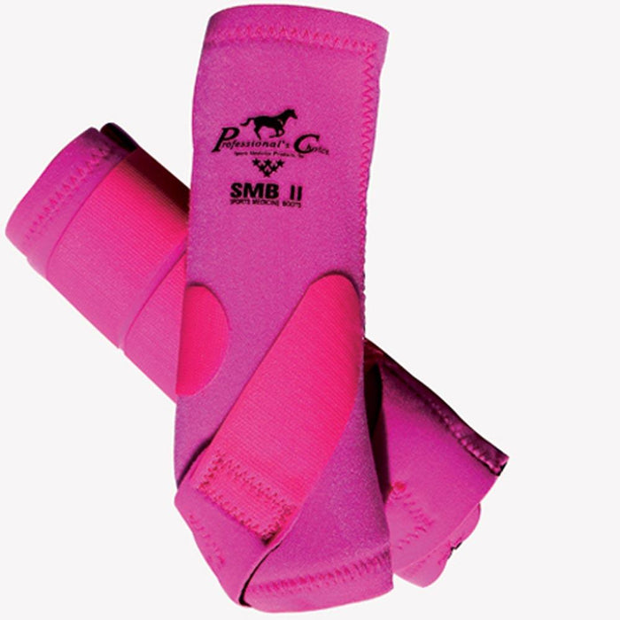 Professional's Choice SMB II - Sports Medicine Boots Tack - Leg Protection Professional's Choice Raspberry Medium