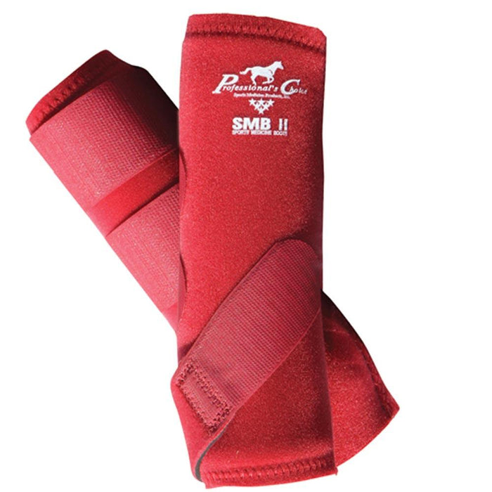Professional's Choice SMB II - Sports Medicine Boots Tack - Leg Protection Professional's Choice Crimson Red Medium