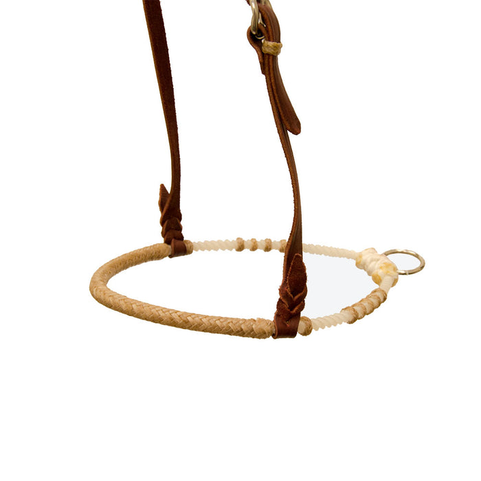 Teskey's Rawhide Braided Noseband Tack - Nosebands & Tie Downs Teskey's Natural