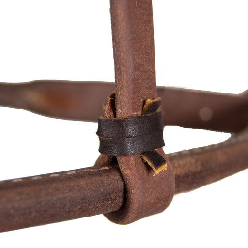 Teskey's Rolled Cavesson Tack - Nosebands & Tie Downs Teskey's Heavy Oil