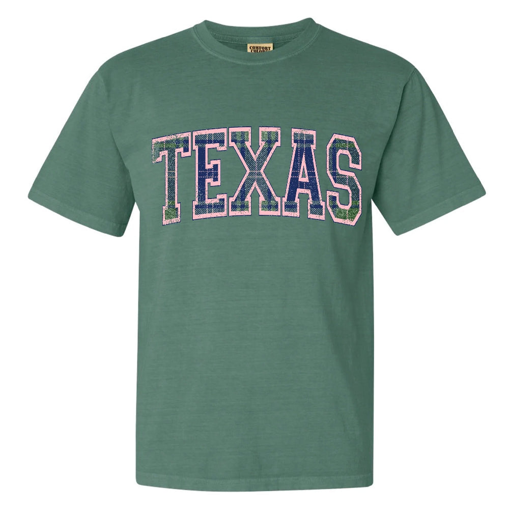 Texas Plaid Arch Tee WOMEN - Clothing - Tops - Short Sleeved Livy Lu + Liv Goods   