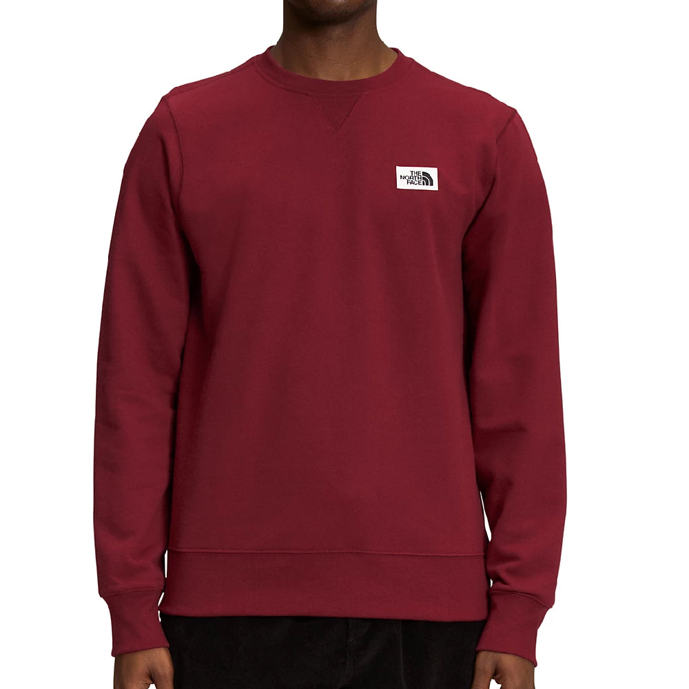 The North Face Men's Heritage Patch Crew Sweatshirt - Cordovan MEN - Clothing - Pullovers & Hoodies The North Face   