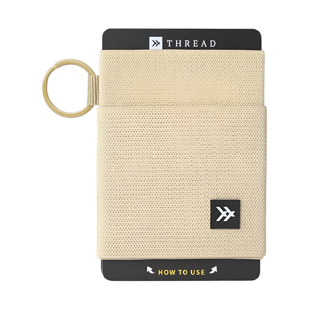 Thread Wallets Elastic Wallet - Sand - Teskeys