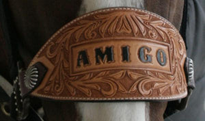 Trophy Bronc Halter with Starburst Conchos Customs & Awards - Halters Teskey's