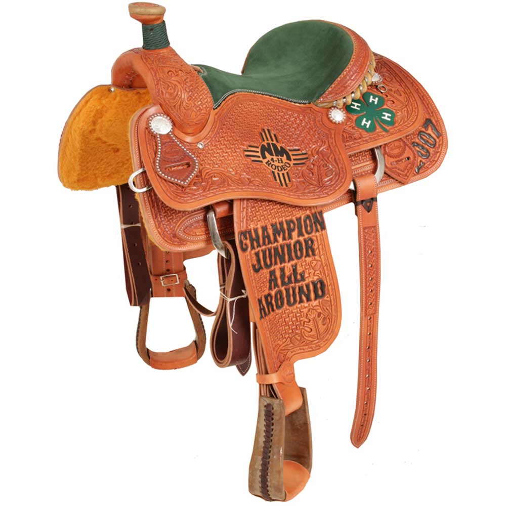 Trophy Roping Saddle #15 CUSTOMS & AWARDS - SADDLES TESKEY'S SADDLERY LLC   