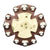 Antique Bronze Cross Concho Tack - Conchos & Hardware - Conchos MISC   