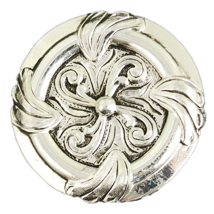 Twisted Flower Concho Tack - Conchos & Hardware MISC 1" Chicago Screw 
