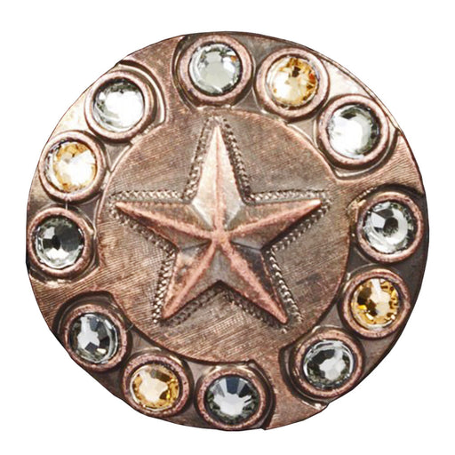 Copper Plated Star Concho Tack - Conchos & Hardware MISC Chicago Screw