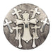 Silver Multi Cross Concho Tack - Conchos & Hardware MISC 1" Wood Screw 