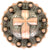 Copper Cross Berry Concho Tack - Conchos & Hardware - Conchos MISC Wood Screw 1" 