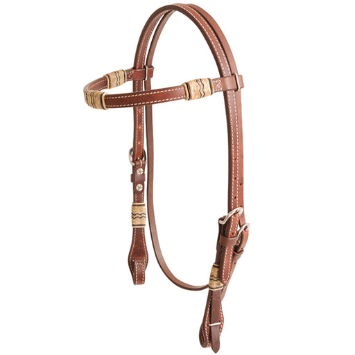 Cashel Rawhide Inlay Browband Headstall Tack - Headstalls Cashel