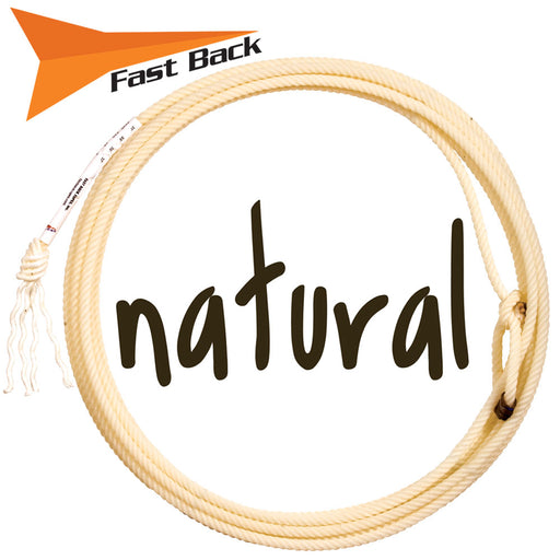 Fast Back Natural Rope Tack - Ropes & Roping Fast Back Head - XXS