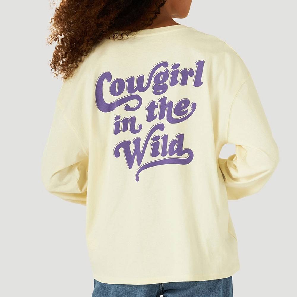 Wrangler Cowgirl In The Wild Tee WOMEN - Clothing - Tops - Long Sleeved Wrangler   