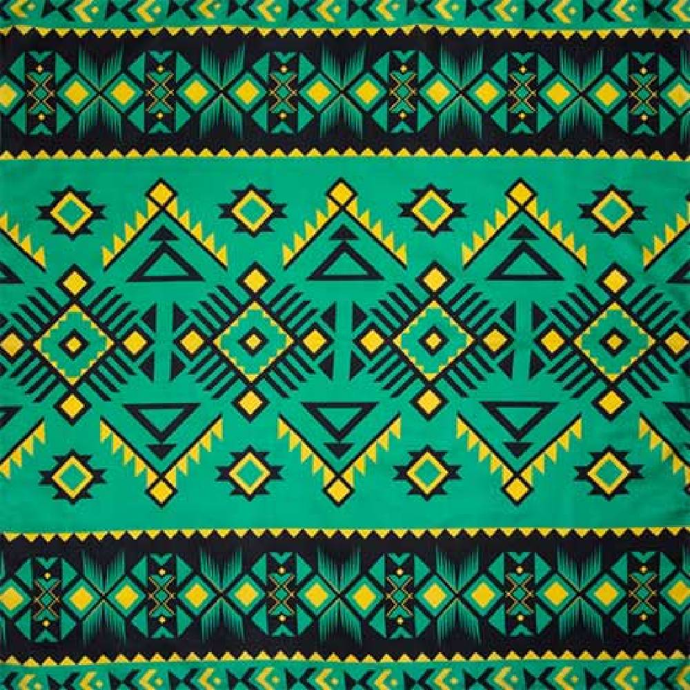 Southwest Silk Wild Rag - Green & Black ACCESSORIES - Additional Accessories - Wild Rags & Scarves Wyoming Traders   