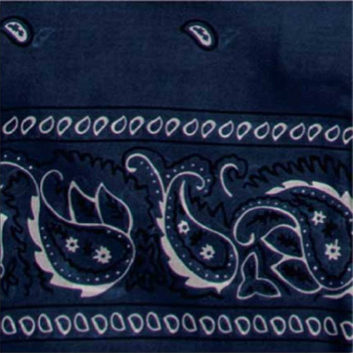 Bandana Silk Wild Rag - Navy ACCESSORIES - Additional Accessories - Wild Rags & Scarves Wyoming Traders   