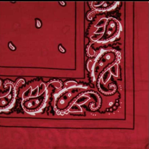 Bandana Silk Wild Rag - Red ACCESSORIES - Additional Accessories - Wild Rags & Scarves Wyoming Traders   