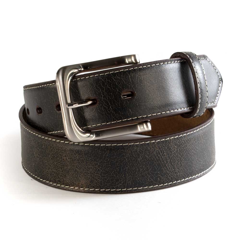 Twisted X Distressed Leather Belt MEN - Accessories - Belts & Suspenders WESTERN FASHION ACCESSORIES   